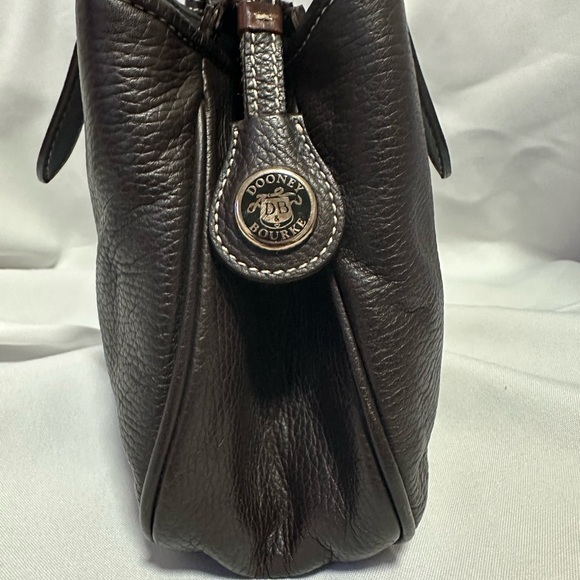 Dooney & Burke Satchel Elegant Brown Leather Handbag with...